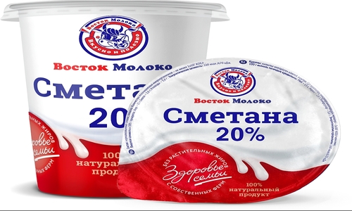Сметана 20% - Корпорация «Восток-Молоко»
